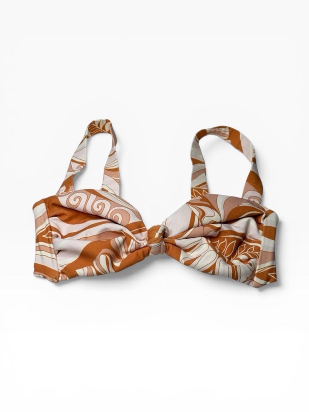new Montce x Free People 𒀭Hayden Bikini Top XL 𒀭Tamarindo Bottom M 𒀭Carmel Print - Picture 8 of 16